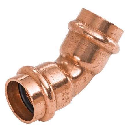 B & K NIBCO 1 in. Press X 1 in. D Press Wrought Copper 45 Degree Elbow 1 pk 9043000PCU